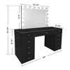 Impressions Vanity SlayStation® Naomi Vanity Table + Vanity Mirror + 4 Drawer Units Bundle - 2 of 3