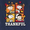 Boys' - Peanuts - Snoopy Charlie and Lucy Thankful Long Sleeve Graphic T-Shirt - 2 of 4
