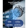 VEVOR 20 Inch Industrial Wall Mount Fan, High Velocity 4650 CFM Indoor Fan with 3 Speeds,  Powerful Motor Garage Wall Fan with Aluminum Blades ,Black - 3 of 4