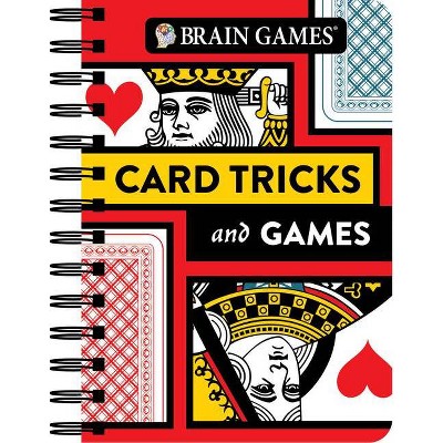 Brain Games Mini - Card Tricks and Games - by  Publications International Ltd & Brain Games (Spiral Bound)