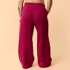 Blogilates Women's Travel Trouser High-Rise Wide Leg Sweatpants - 2 of 4