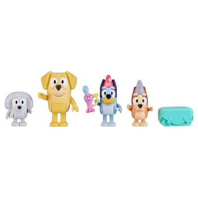 Image of Bluey Pass the Parcel Figures - 4pk
