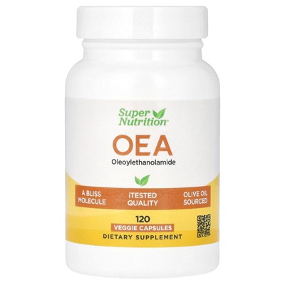 Super Nutrition OEA Oleoylethanolamide, 125 mg, 120  Veggie Capsules