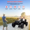 Ride On Car for Kids, 24V 2 Seater, 4WD Utv Electric Cars with Remote Control, More Foldable Seat, Music, Light - 3 of 4