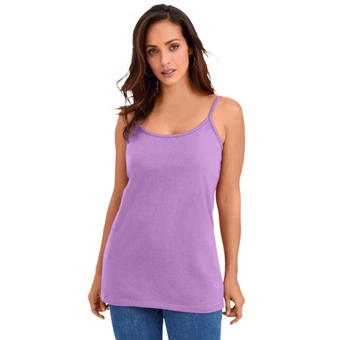 Haut Camisole F&F Coton - Bleu Violet Vert - Taille 8 - Occasion Très Bon état - Sans Manches