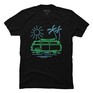 Men's Design By Humans Summer Surf Trip Van Life By donipacoceng T-Shirt - 1 of 2