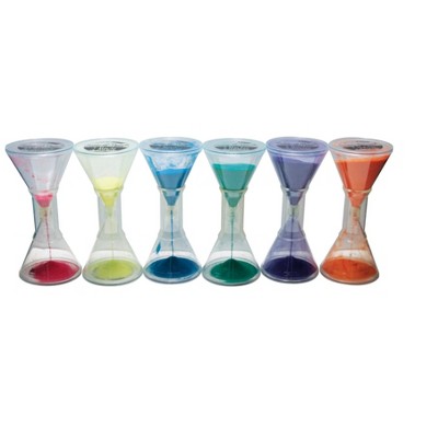 Sportime Sense-Of-Timers, 9-3/4 Inches, Assorted Colors and Times, Set of 6