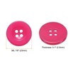 Unique Bargains Resin Craft DIY Round Flat 4-Hole Replacement Sewing Buttons 10 Pcs - 2 of 4
