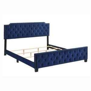 Amando Button Tufted Upholstered Bed - HOMES: Inside + Out - 1 of 4