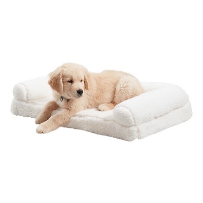 Millie Faux Shearling Sofa Dog Bed