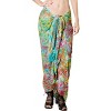 LA LEELA Women's Bikini Skirt Sarong Swimsuit Cover up Summer Wraps Swimwear Beach Wrap Skirts for Women One Size Multicolored, Floral - 2 of 4