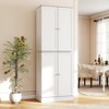 Tangkula 65-inch Kitchen Pantry Cabinet w/ 16 Door Shelves & 6 Adjustable Shelves - 2 of 4