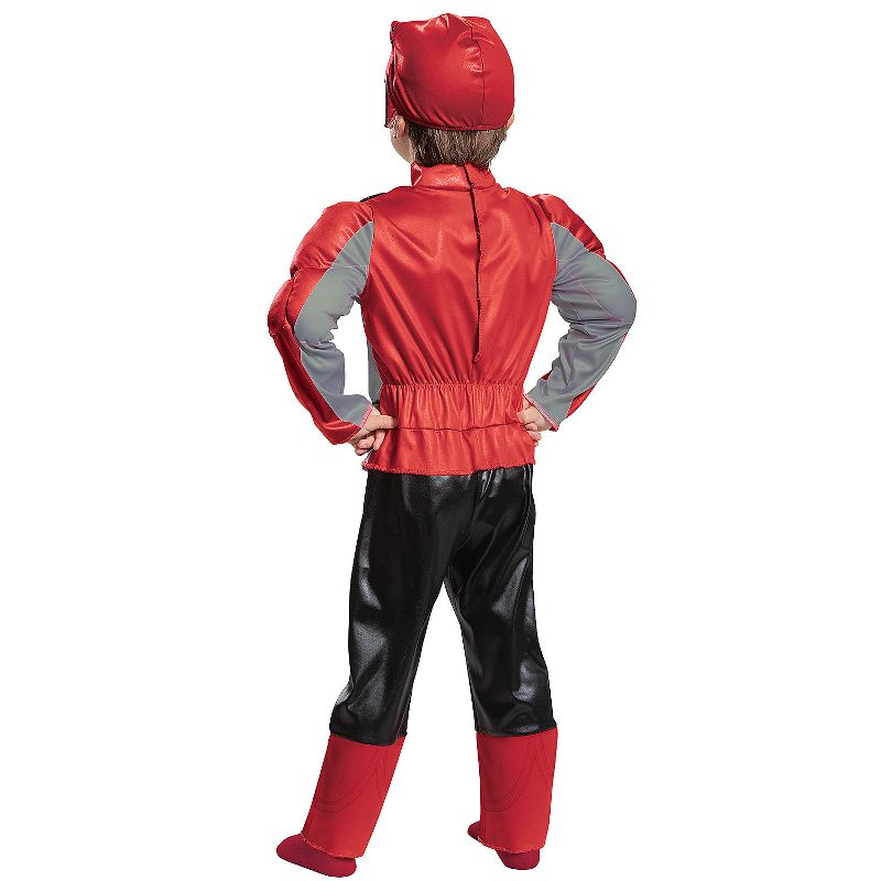 Toddler Boys' Red Ranger Beast Morphers Classic Muscle Jumpsuit, 2 of 5