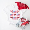 Simply Sage Market Women's Stars and Stripes With Stars Short Sleeve Graphic Tee - 3 of 4