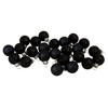 Northlight Shiny and Matte Glass Ball Christmas Ornaments - 1" (25mm) - Black - 24ct - 2 of 4