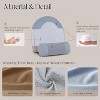 Acoinel Back Pillow for Sitting in Bed, Reading Pillow with Support and Cylinder Cushion Backrest Pillow for Couch - 3 of 4