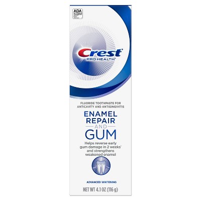 Crest Gum & Enamel Repair Toothpaste for Gum Care Advanced Whitening - 4.1oz