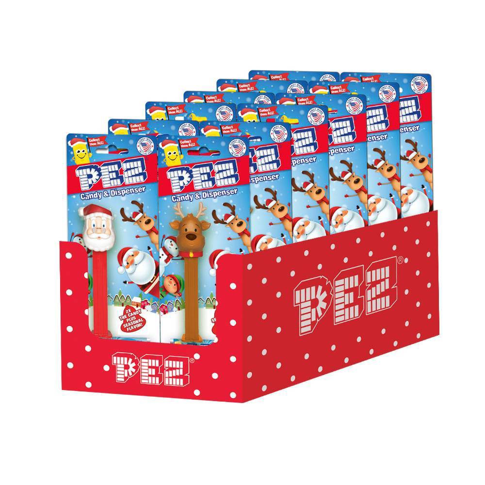 UPC 073621762336 product image for PEZ Assorted Christmas Dispenser - 1.74oz | upcitemdb.com