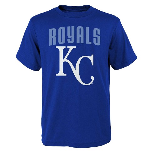 Mlb Kansas City Royals Boys Oversize Graphic Core T shirt L