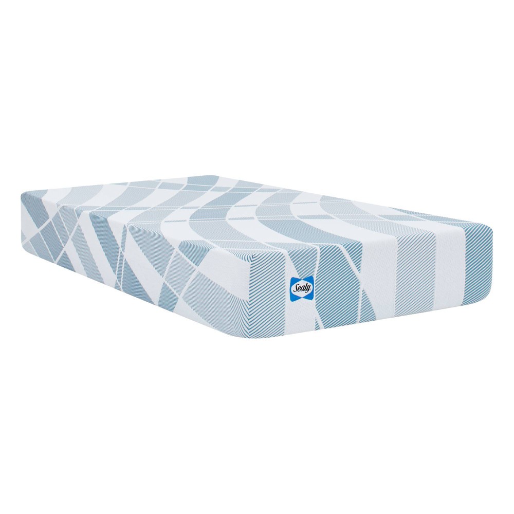 Sealy Dreamlife Twin 10" Hybrid Mattress: Memory Foam, Gel Foam, Hypoallergenic, Spot Clean, Knit Cover, 10-Year Warranty