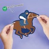 Big Dot of Happiness Kentucky Horse Derby Banner, Derby Day Party Decorations, 30 Feet of Cord, 15 Double-Sided Colorful Paper Horse Racing Designs - 3 of 4