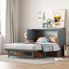 Full Size Murphy Bed with Large Drawer, USB Ports and Outlets - 2 of 4
