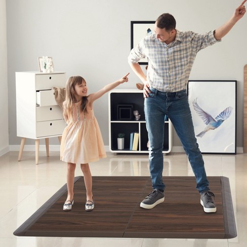 Soozier Interlocking Floor Mat / Portable Dance Floor - Wood Grain Design  Mosaic Floor : Target