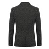 Cloudstyle Men's Suit Jacket One Button Slim Fit Sport Coat Business Daily Black Blazer - 2 of 4