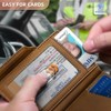 Generic Men Airtag Wallet,Slim Front Pocket Wallet Money Clip - 3 of 4