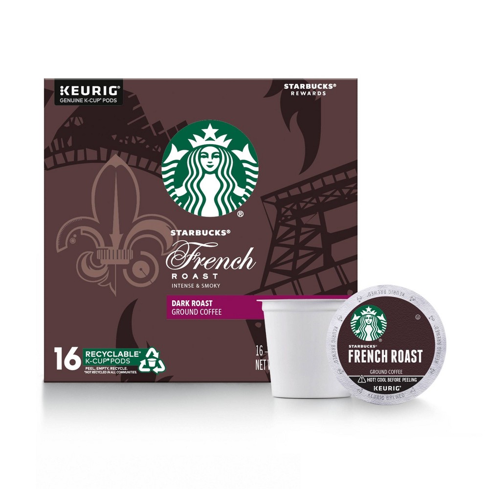 UPC 762111888082 product image for Starbucks French Roast Dark Roast Coffee - Keurig K-Cup Pods - 16ct | upcitemdb.com