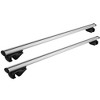 iMountek Aluminum Roof Rack Cross Bars for Cars, 176lbs Max Load, Fits Vehicles with Raised Side Rails Silver 122CM Length - 3 of 4