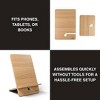 Altitude Supplies Tech Stand, 7.5"x8.5"x11", Natural Wood Finish - 3 of 4