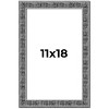 PosterPalooza | Distressed Black Picture Frame - UV Acrylic, Foam Board Backing, Hanging Hardware - 2 of 4