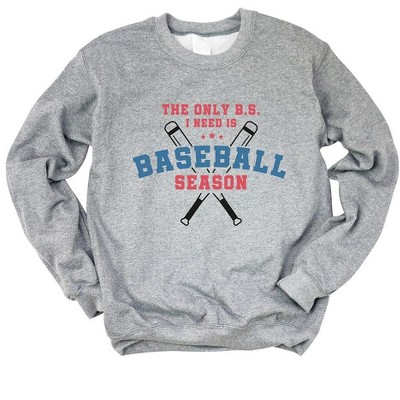 Simply Sage Market Women's Graphic Sweatshirt Baseball Season Bats