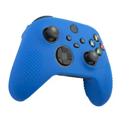 Insten Silicone Grip Cover for Xbox Series X|S Controller, Protective Case, Blue