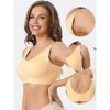 INSPIRE CHIC Women's Non-wire Lightly Push Up Workout Yoga Comfort Sleeveless Sports Bra 3 Packs - image 3 of 4