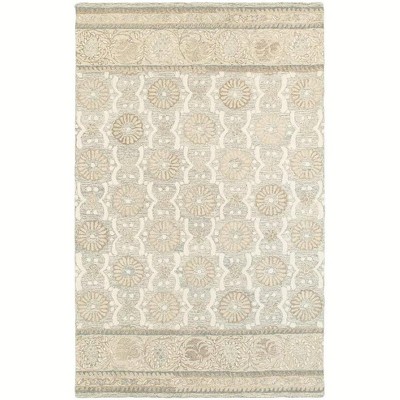 Oriental Weavers Craft 93002 Ash/ Sand Indoor Area Rug - 5' x 8'