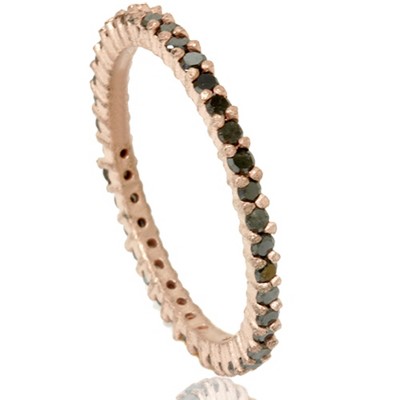 Pompeii3 1/2ct Prong Diamond Wedding Ring 14K Rose Gold