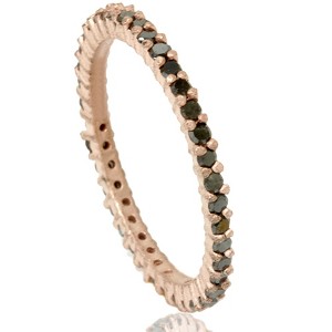 Pompeii3 1/2ct Prong Diamond Wedding Ring 14K Rose Gold - 1 of 4