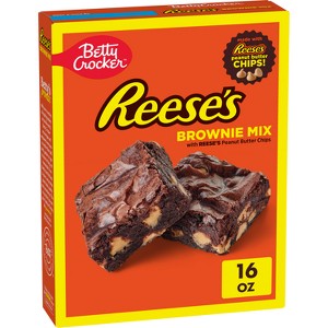 Betty Crocker Reese's Premium Brownie -16oz - 1 of 4