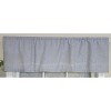 RLF Home 100% Cotton Crosswell Tailored  Unlined Windows Rod Pocket Valance 51" x 12"  Blue - 3 of 4