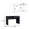 Anybear Black Writing Computer Desk with One Drawer - 4 of 4