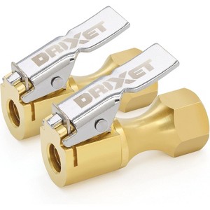 RamPro Air Chuck, Open Flow Heavy-Duty Locking Tire, with Quick Connect, Solid Brass, 1/4 Inch Female NPT Thread, 250 PSI, - 2 in a Pack, 1201 - 1 of 4