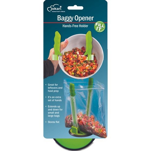 Baggy Rack, Freezer Bag Holder Stand, Adjustable Food Storage