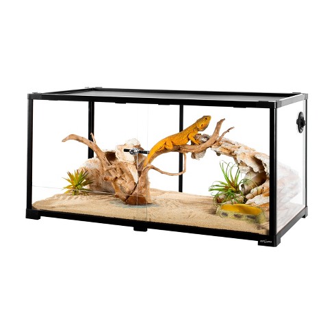 Reptizoo Reptile Glass Tank - 36 X 18 X 18 Inches Knock Down Full View ...