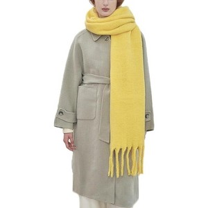 Zuppad Women Cashmere Feel Scarf, Soft Warm Winter Scarf for Cold Weather, Christmas Blanket Scarves Pashmina Shawl Wrap - 1 of 4