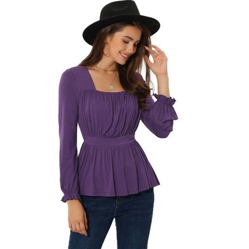 Peplum best sale tops target