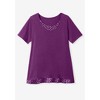 Woman Within Plus Size Layered-Look Print Tunic - 4 of 4