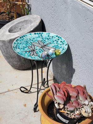 Mosaic Glass Tile Birdbath Mosaic Glass Tile Birdbath | 1-800-Flowers Gifts & More Delivery