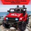 12V Electric Ride-On Truck for Kids - Remote Control Car with Spring Suspension, LED Lights, Music & 3 Speeds - 3 of 4